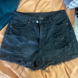 AEO Distressed Denim Short